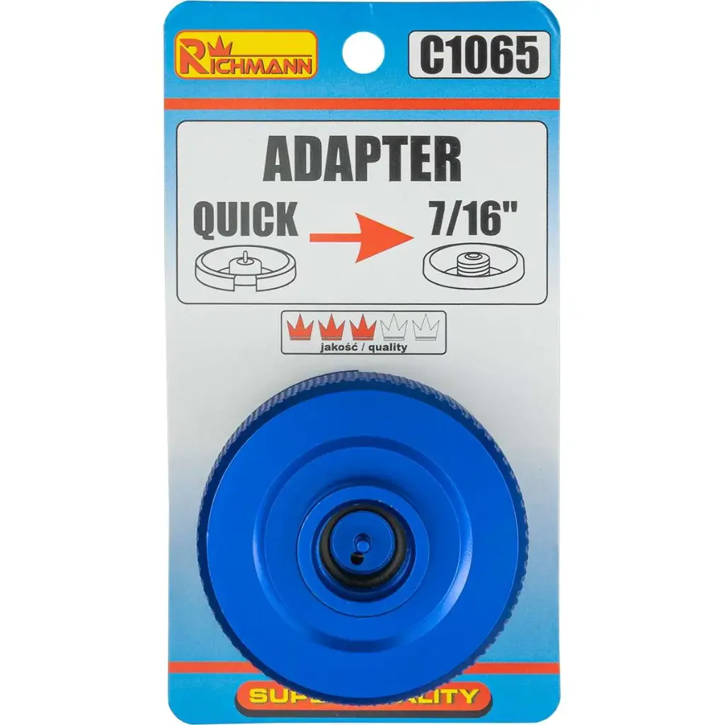 Adapteris 7/16 dujų balionui į EN417, RICHMANN 