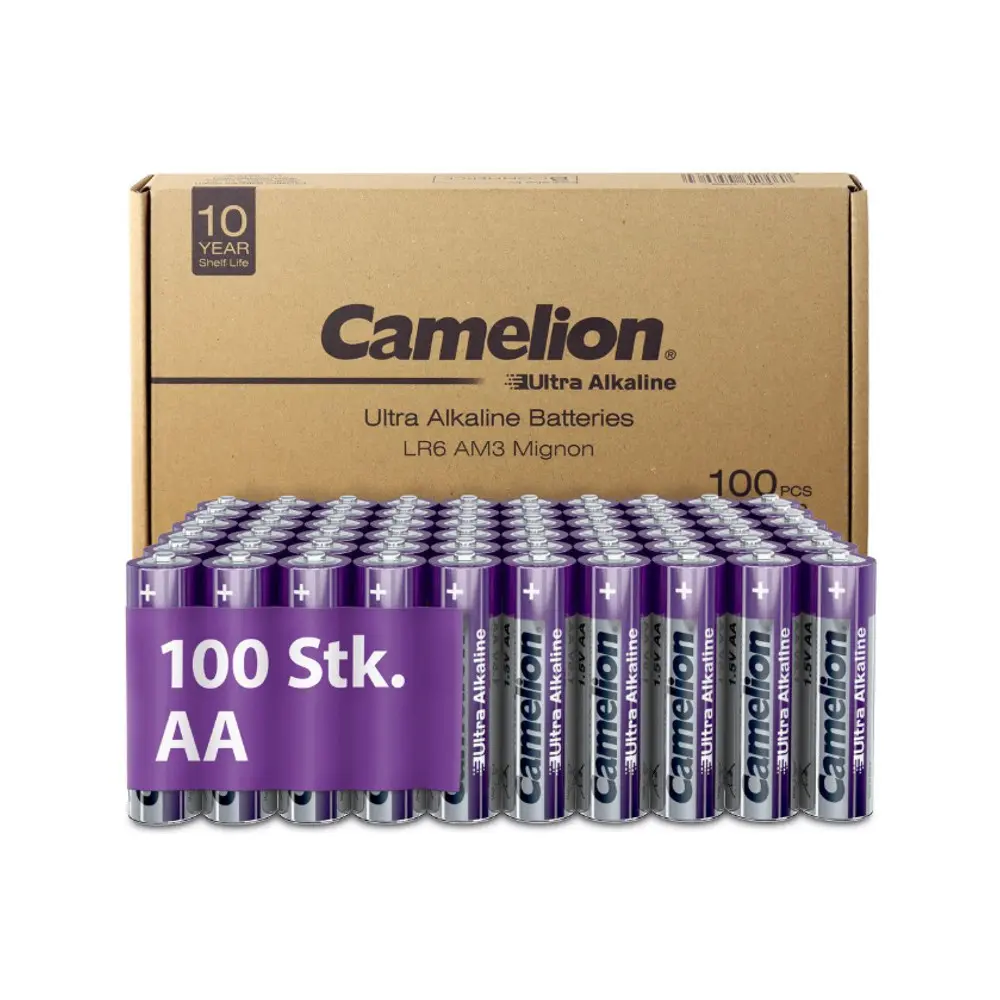 Elementai Ultra Alkaline, AA, B100, CAMELION, 100 vnt.