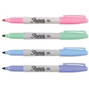 Markerite komplekt Sharpie, pastelsed värvid, 4 tk
