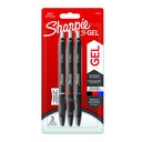 Geelpliiats Sharpie S-GEL, sinine/must/punane, blist., 3 tk.