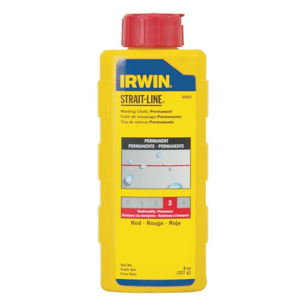 Punane kriit IRWIN Straight Line, 227 g 