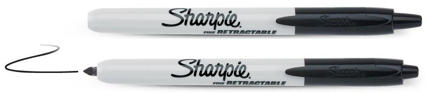 Marker Sharpie Retractable black