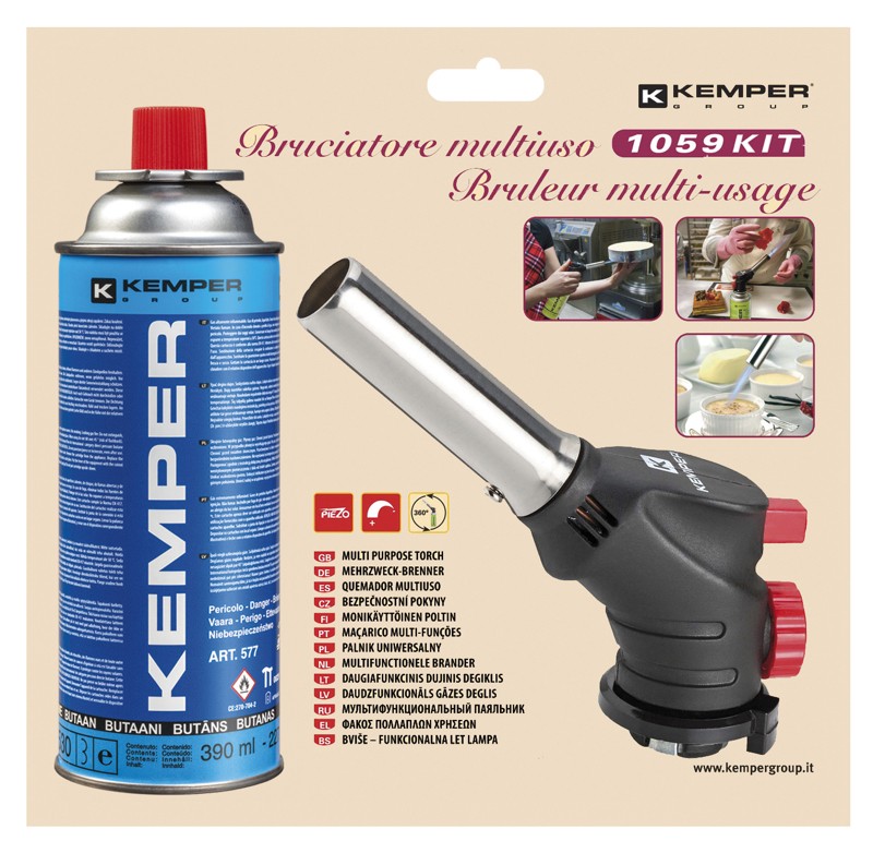 "KEMPER" Multifunctional burner and gas set