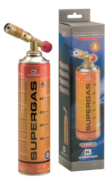 Torch with gas bottle 1047