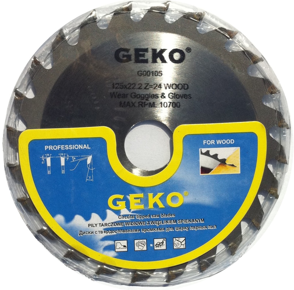 Circular Saw GEKO 125x22.2 x 40