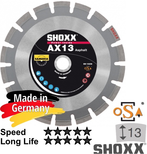 Teemantketas SHOXX AX13 350x25,4x13mm