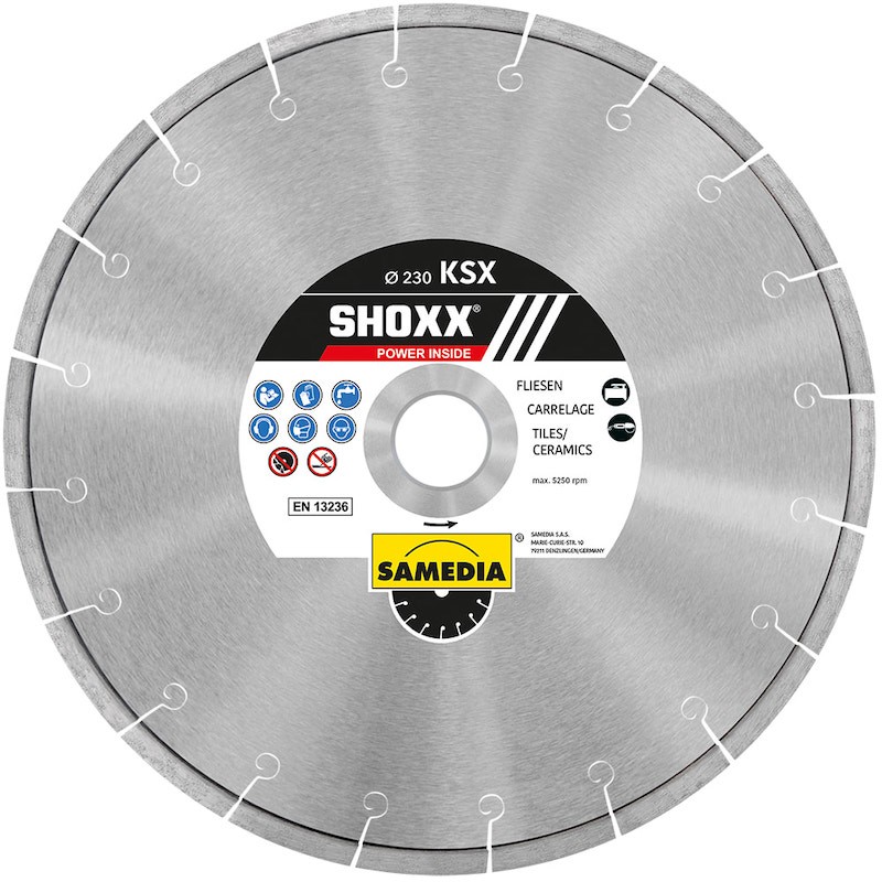Dimanta disks „SAMEDIA" KSX 350x30/25,4/2,4 mm