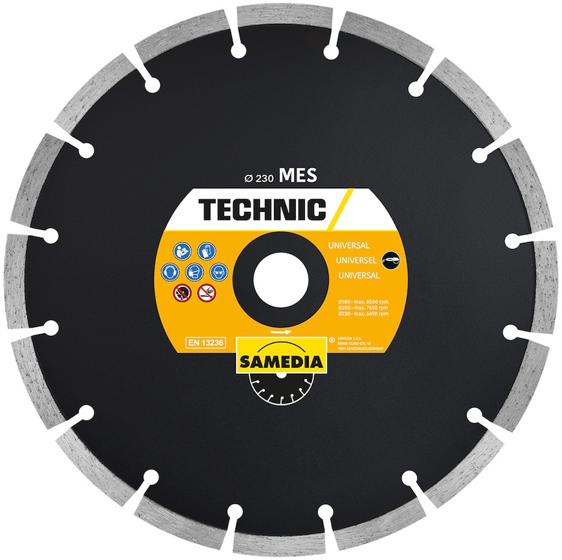 Dimanta disks „SAMEDIA" MES 115x22 30x2.2x11