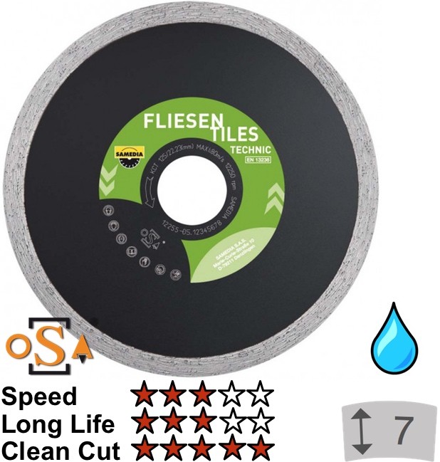 Deim. d. „SAMEDIA" KCT 200x30/25,4x1,6 mm