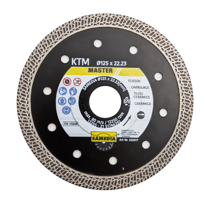 Dimanta disks „SAMEDIA" KTM 125x22,2/1,4 mm