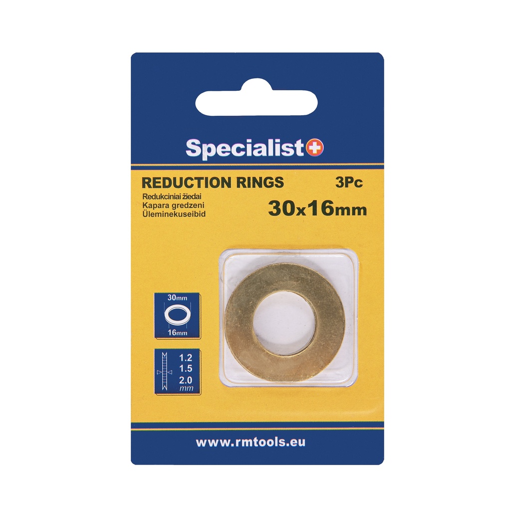 SPECIALIST+ reduction ring, 30x16x1.2/1.5/2 mm