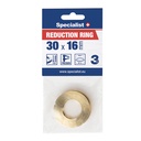 SPECIALIST+ redukcijas gredzens, 30 x 16 x 1.2/1.5/2 mm, 3 gab.