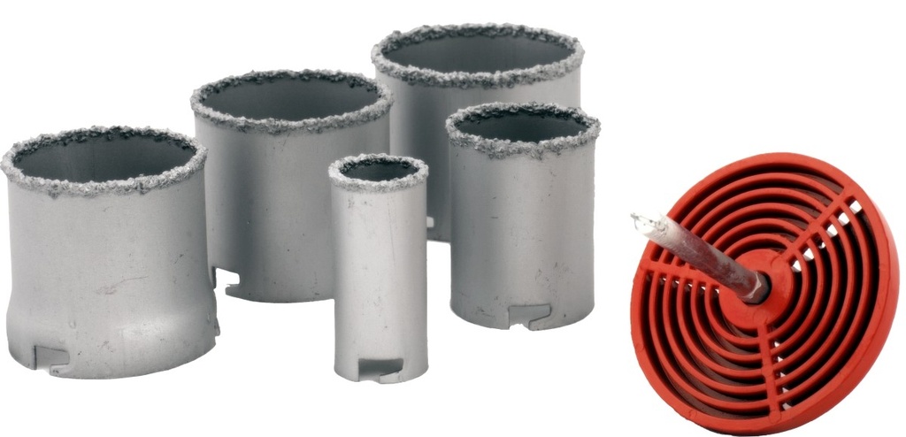 Volframo - karbido gręžimo karūna 83 mm