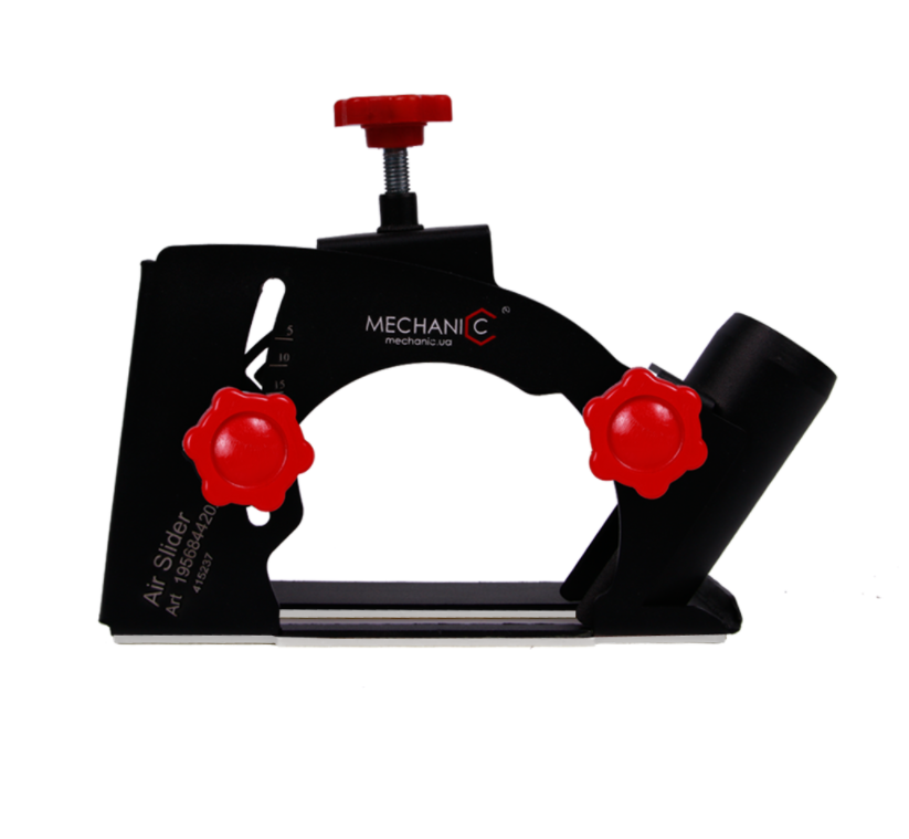 Nurklihvija rakis tolmukaitsmega AirSLIDER, 90º x 115-125 mm