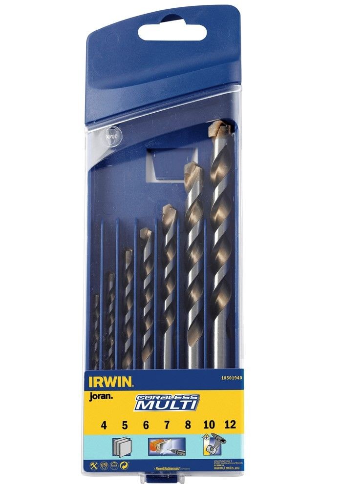 Puurikomplekt CORDLESS 4-12mm, 7tk.