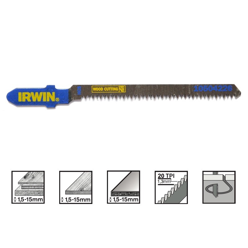 IRWIN tikksaetera T101AO, puidule