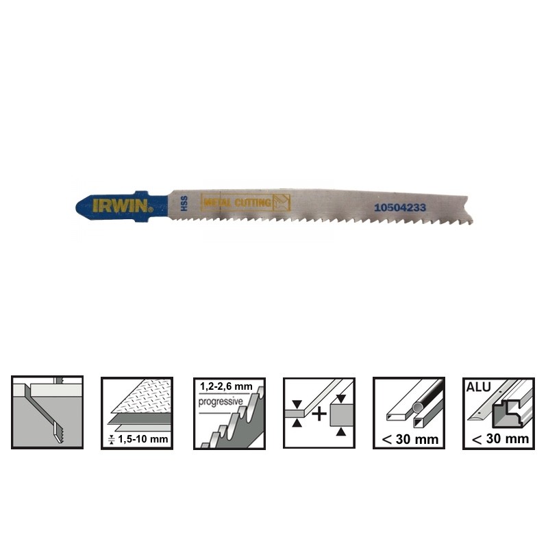 IRWIN tikksaetera T123X, metallile