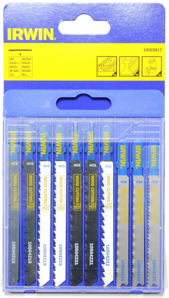 IRWIN saekomplekt (10 tk)