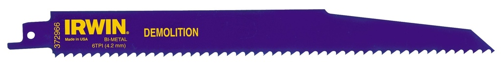 Zobenzāģa asmeņi demontēšanai 225mm 6TPI