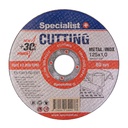 SPECIALIST+ metal cutting disc CUTTING, 125x1x22 mm