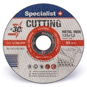 SPECIALIST+ metāla griešanas disks CUTTING, 125 x 1.2 x 22 mm