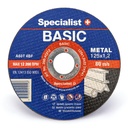 SPECIALIST+ metāla griešanas disks BASIC, 125 x 1.2 x 22 mm