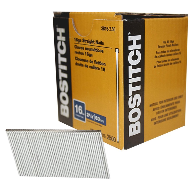 16GA FINISH NAIL 38 GALV. 2.5M