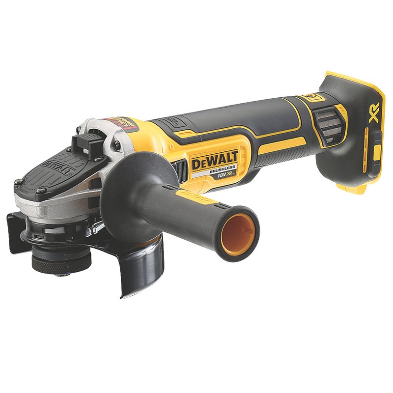 Kampinis šlifuoklis DeWalt DCG405N-XJ 18V, įrankis be priedų