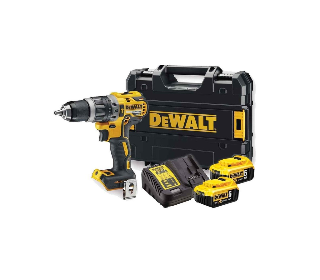 Suktuvas/gręžtuvas DeWALT DCD796P2; 18V 2x5,0Ah