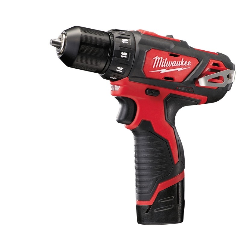 Milwaukee M12 BDD-202C kruvikeeraja/puur; 12V 2x2,0Ah