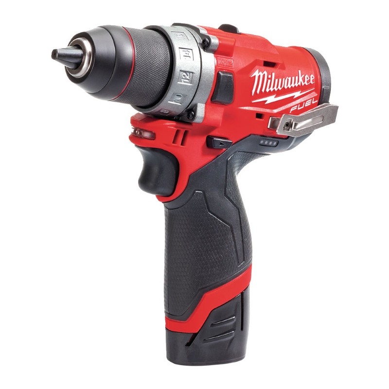 Milwaukee M12 BPD-202C screwdriver/drill; 12V 2x2,0Ah