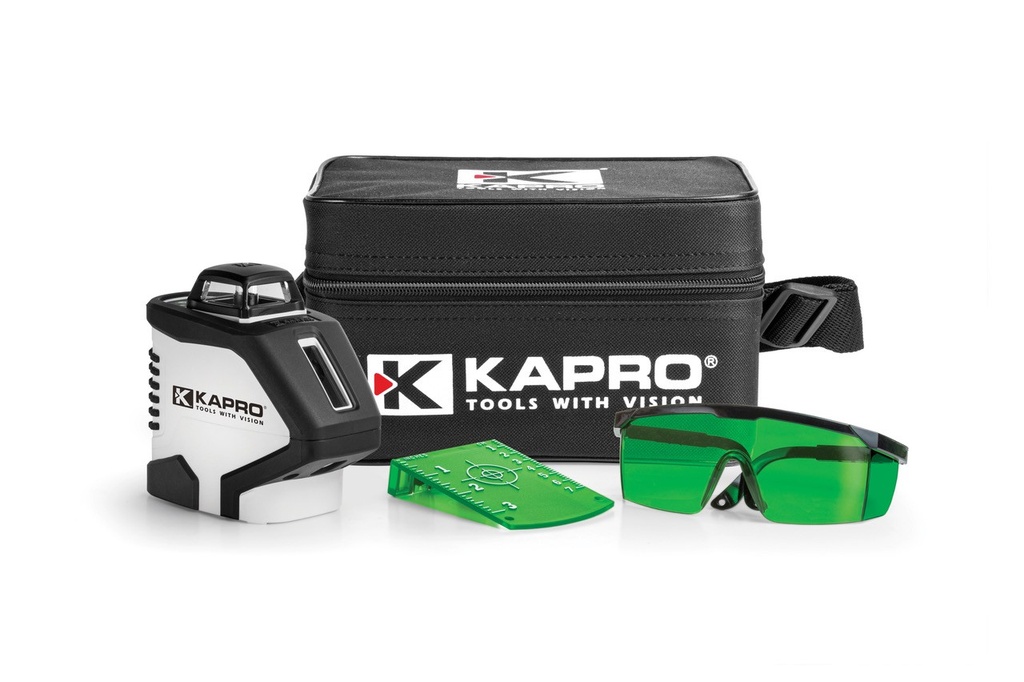 Kapro lazerinis matuoklis žalias 360°