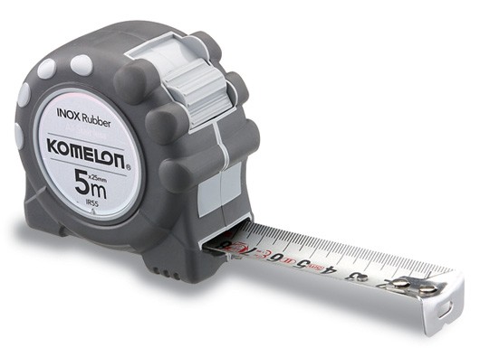 Mērlente INOX RUBBER 5m*25mm
