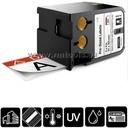 DYMO® XTL™ ohutus-/hoiatussilt, 51 × 102 mm, must/valge-kollane