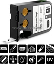 DYMO® XTL™ vinüül kleepkirjalint, 24 mm, must/valge
