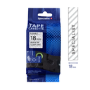 SPECIALIST+ lenta FLEXIBLE komp., 18 mm, melna / caurspīdīga