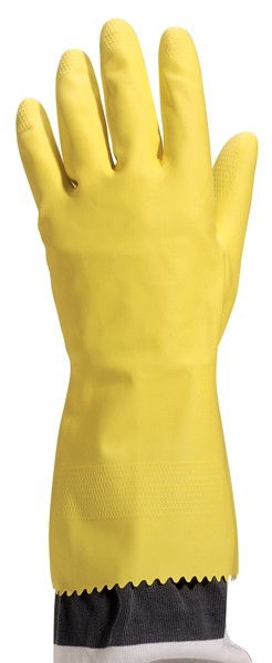 Latex domestic gloves, size 8