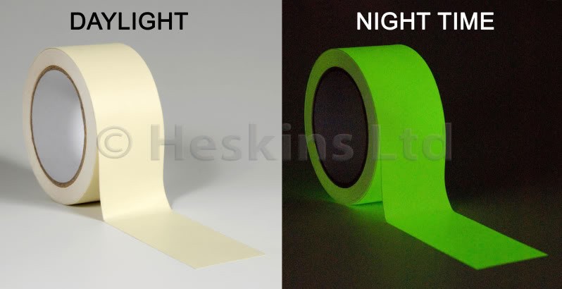 50MMx10m photoluminescent egress tape