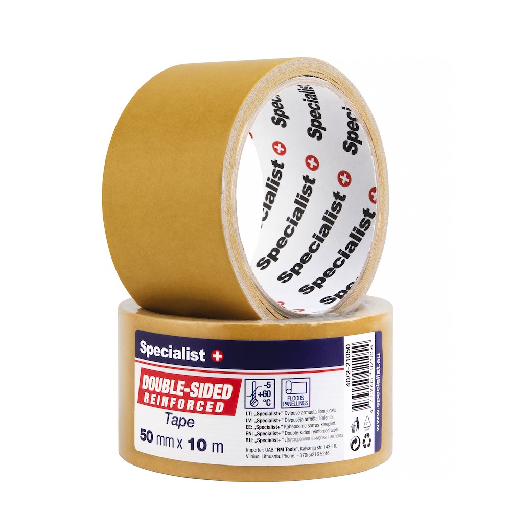 SPECIALIST+ double-sided tape, 10 m x 50 mm