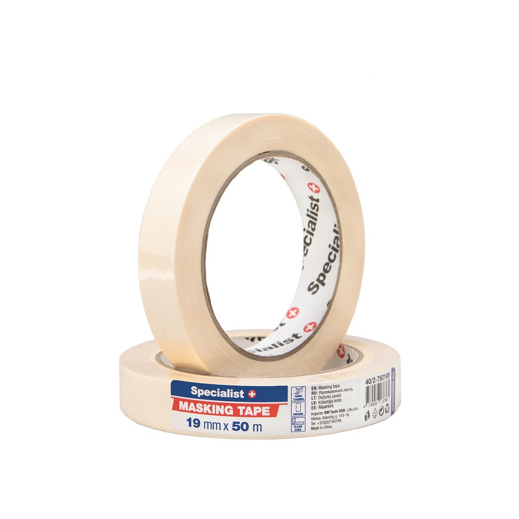 SPECIALIST+ maalriteip, 19 mm x 50 m