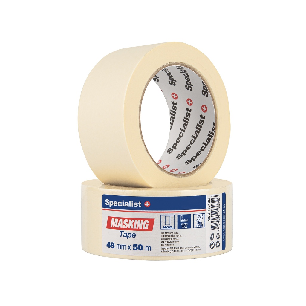 SPECIALIST+ masking tape, 50 m x 48 mm