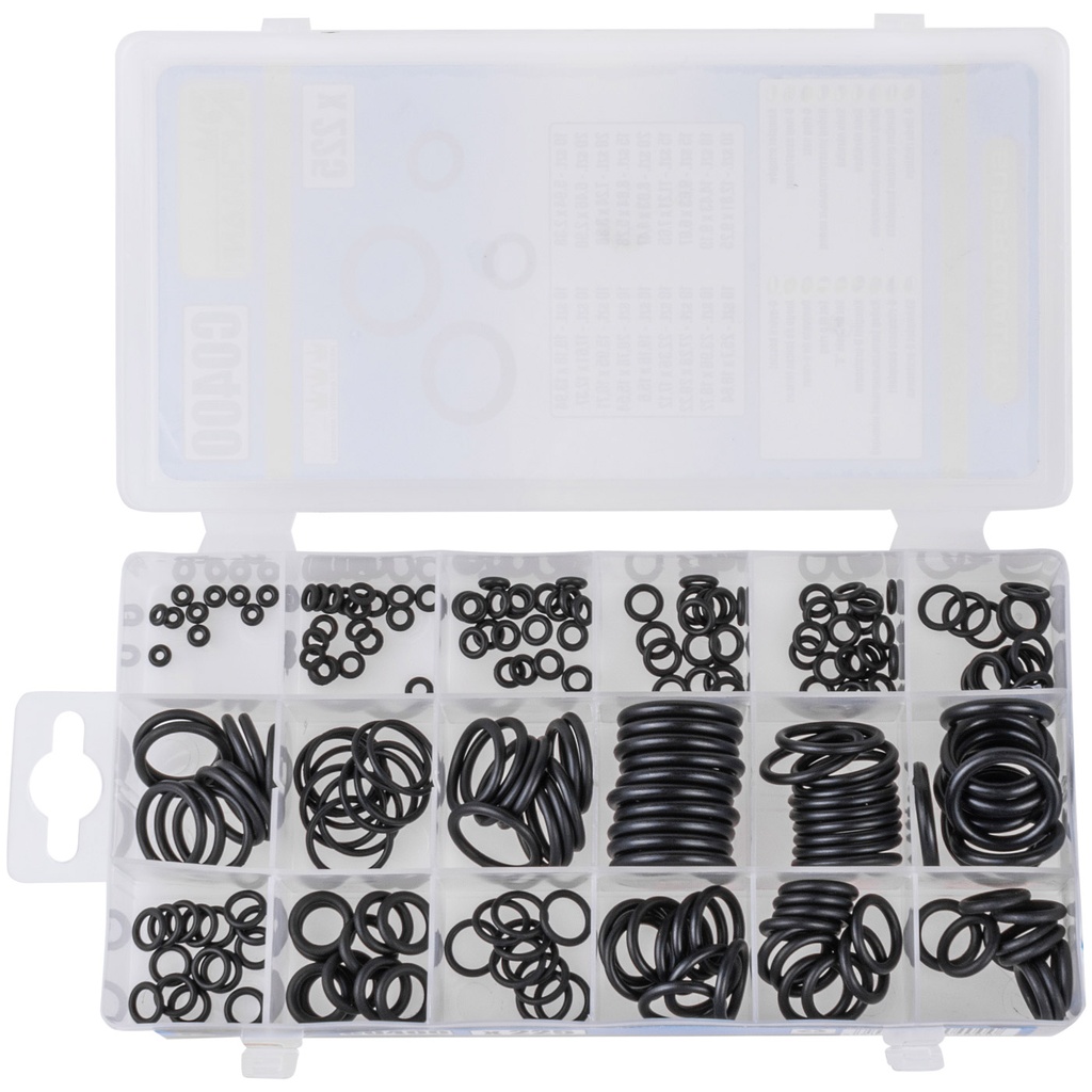 Rubber gasket kit 225 pcs