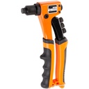 Hand riveter with rubber grips