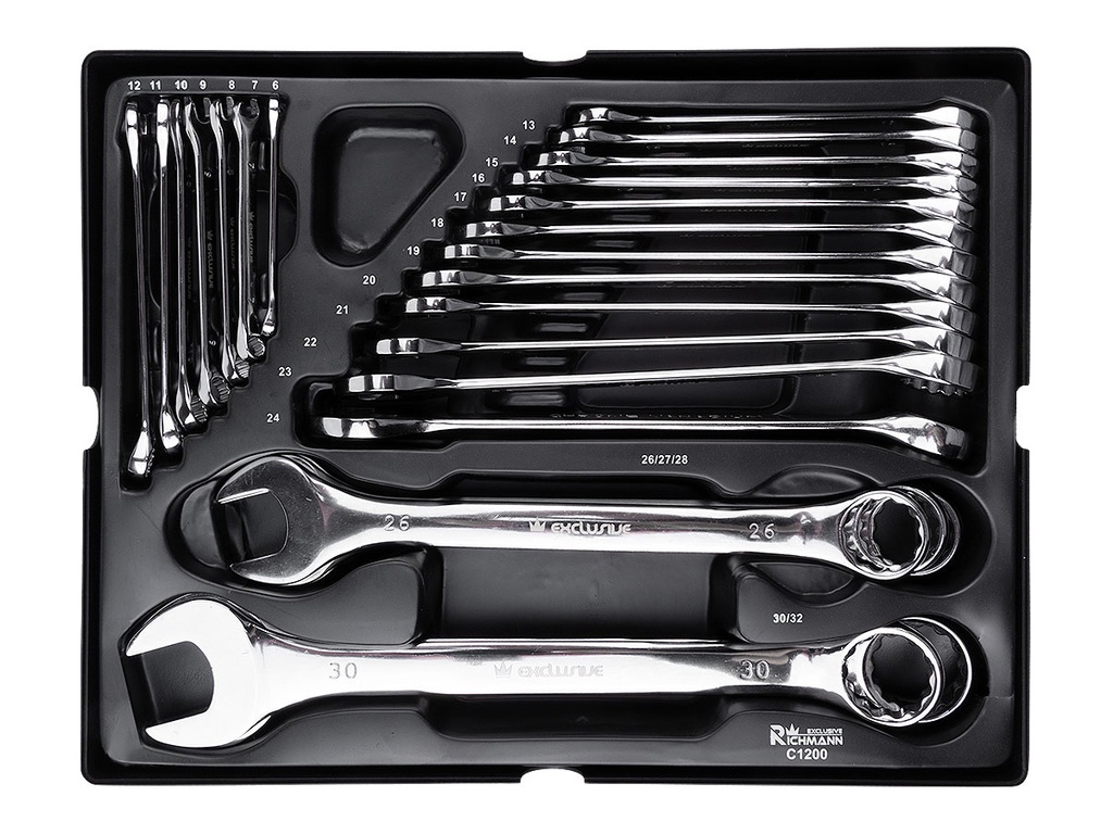 TRAY – Combination spanners 6-32 mm