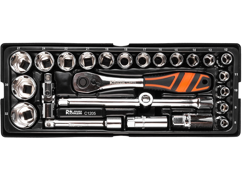 Galvučių komplektas 25 vnt.