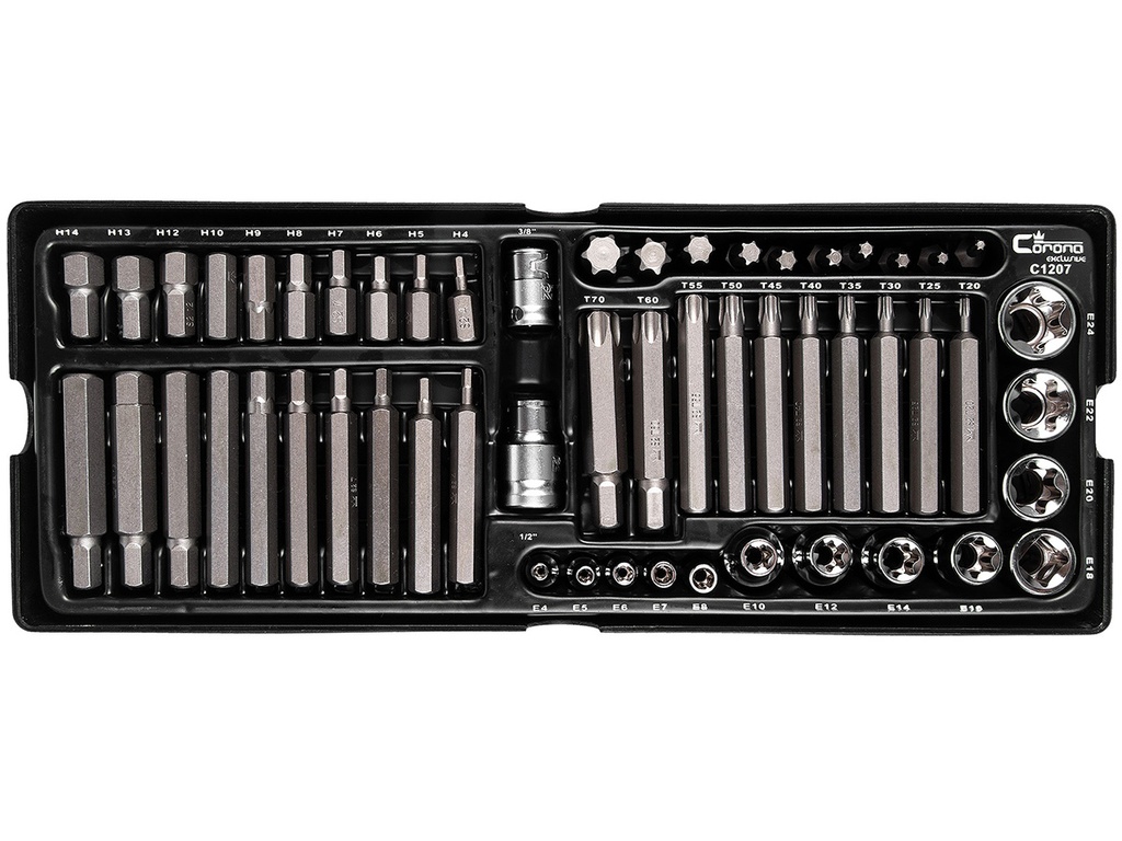 Komplekt: otsakud, 55 tk