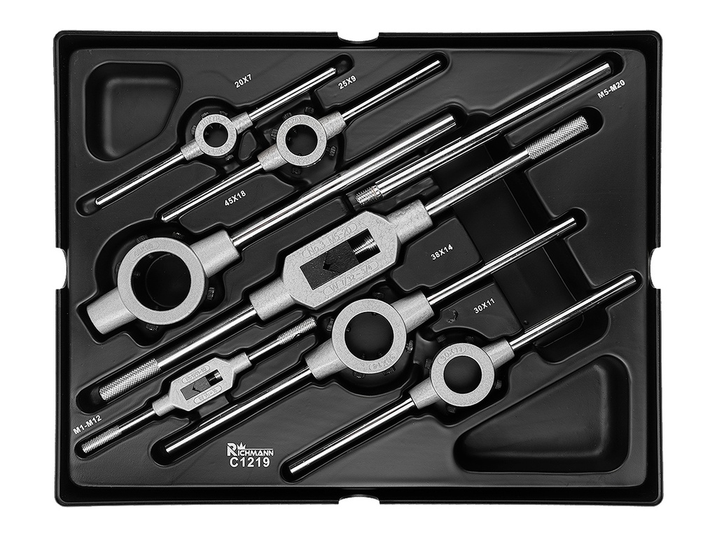 TRAY – Tap and dies holders set