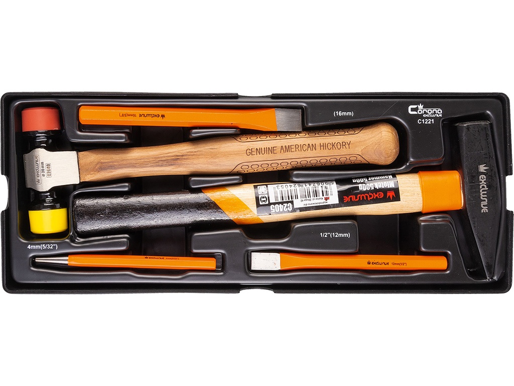 Komplekt: haamrid/peitlid, 5 tk