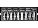 TRAY - DEEP SOCKETS 4-24MM, 1/4', 1/2', 20 PCS
