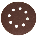 Cutting, grinding accessories / Sanding paper wheels / Round self-fastening with holes